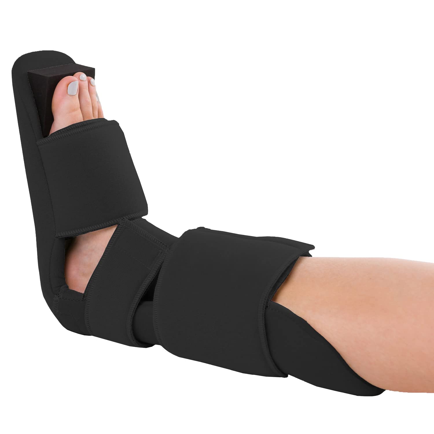 Padded 90 Degree Plantar Fasciitis Boot | Soft Night Splint to Stabilize Foot and Ankle, Stretches Plantar Fascia Ligament and Supports Achilles Tendon