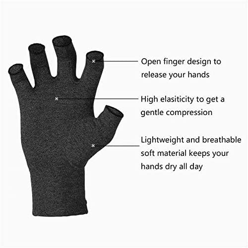 Arthritis Gloves Women Men, Carpal Tunnel, Rheumatiod, Tendonitis, Fingerless Hand Thumb Compression Gloves