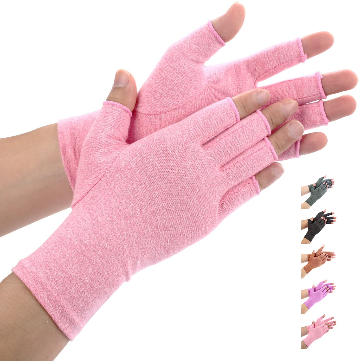 Arthritis Gloves Women Men, Carpal Tunnel, Rheumatiod, Tendonitis, Fingerless Hand Thumb Compression Gloves