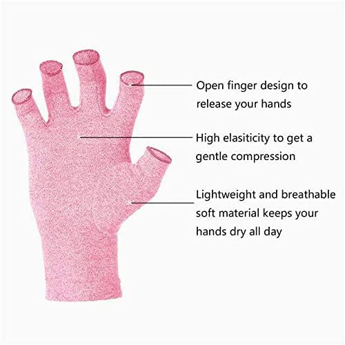 Arthritis Gloves Women Men, Carpal Tunnel, Rheumatiod, Tendonitis, Fingerless Hand Thumb Compression Gloves