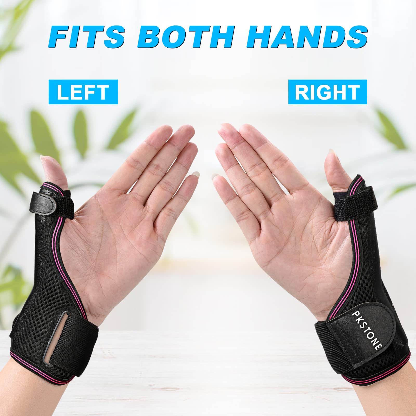 Wrist Splint for Carpal-Tunnel Syndrome, Adjustable Compression Wrist Brace for Right and Left Hand, Pain Relief for Arthritis, Tendonitis, Sprains